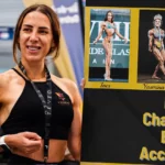 Inès Védie présente sur le stand Vicorne Competition lors du FITEX Paris 2026, le plus grand salon du fitness en France.